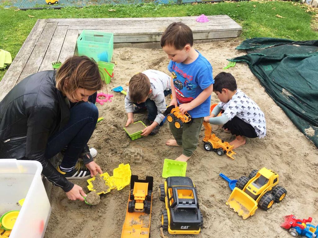 Kids in the sandbox